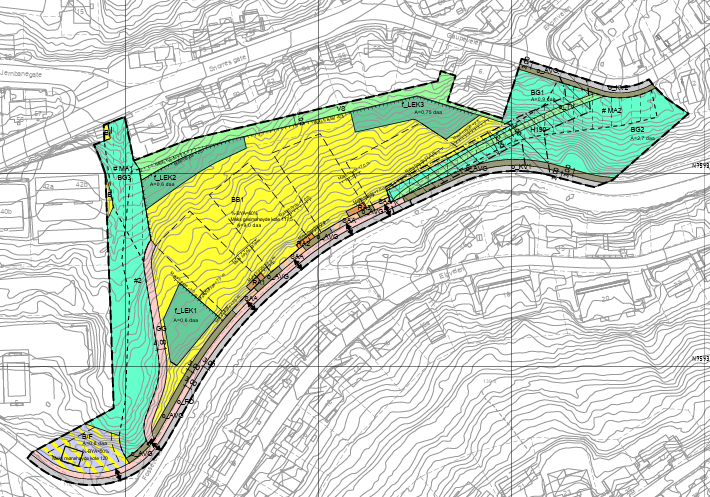 Planområde Alpinbyen - Klikk for stort bilde