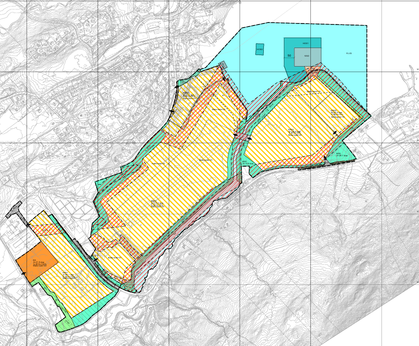 Planområde vedtatt plan - Klikk for stort bilde